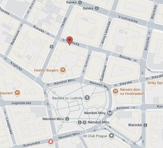 Kontaktní informace a mapa